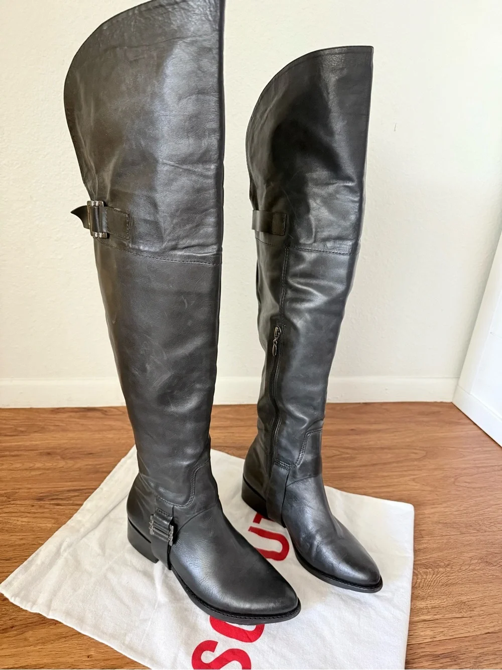 Schutz Over-the-Knee Riding Boots Black Women’s US 7